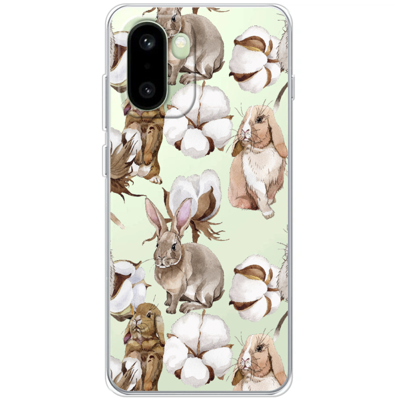 Прозорий чохол BoxFace OnePlus 15R Cotton and Rabbits