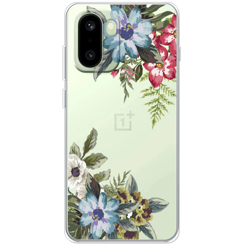 Прозорий чохол BoxFace OnePlus 15R Floral