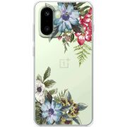 Прозорий чохол BoxFace OnePlus 15R Floral