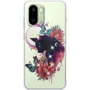 Чохол зі стразами OnePlus 15R Cat in Flowers