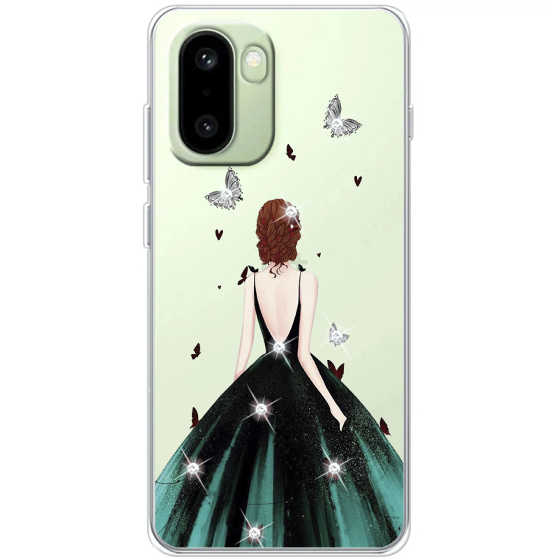 Чохол зі стразами OnePlus 15R Girl in the green dress