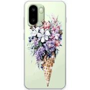 Чохол зі стразами OnePlus 15R Ice Cream Flowers