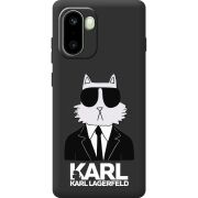 Чорний чохол BoxFace OnePlus 15R Cat in Black