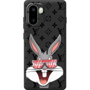 Чорний чохол BoxFace OnePlus 15R looney bunny
