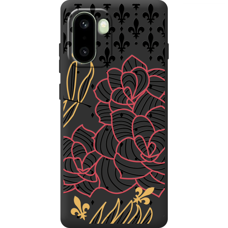 Чорний чохол BoxFace OnePlus 15R FranceFlowers