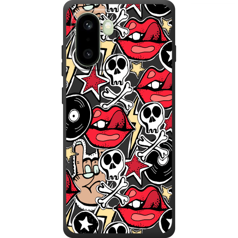 Чорний чохол BoxFace OnePlus 15R Rock Graffiti