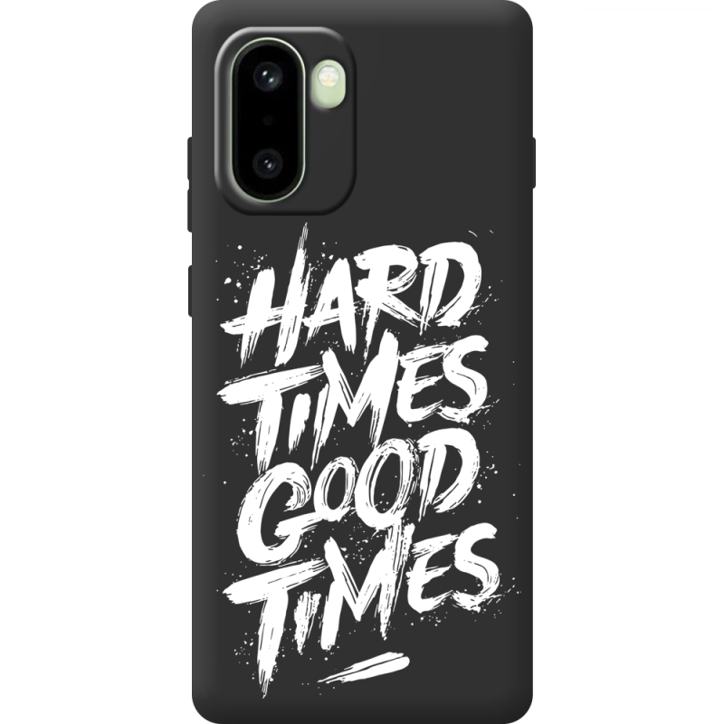 Чорний чохол BoxFace OnePlus 15R Hard Times Good Times