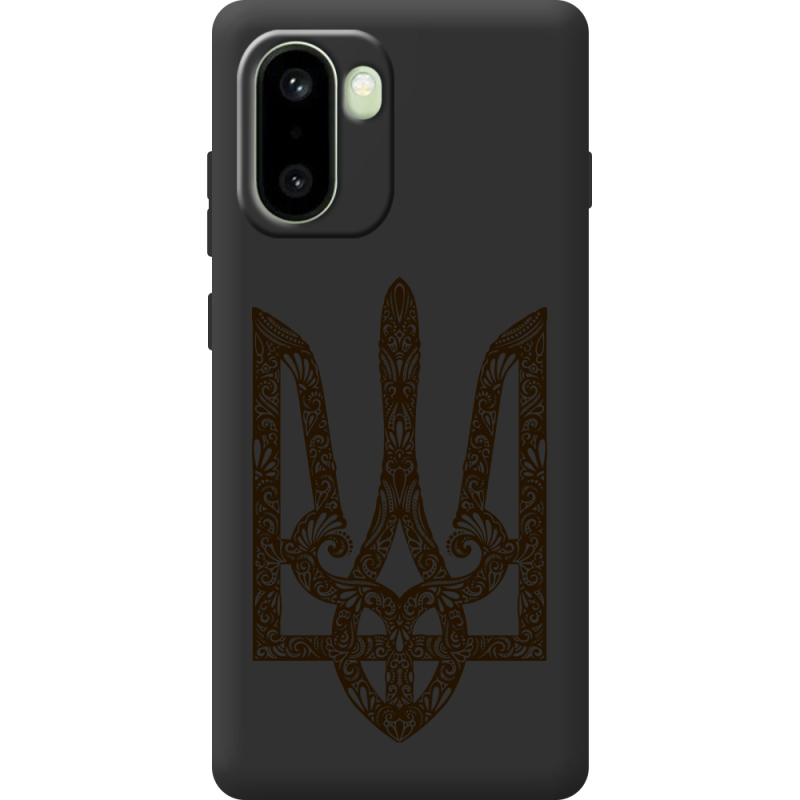 Чорний чохол BoxFace OnePlus 15R Ukrainian Trident