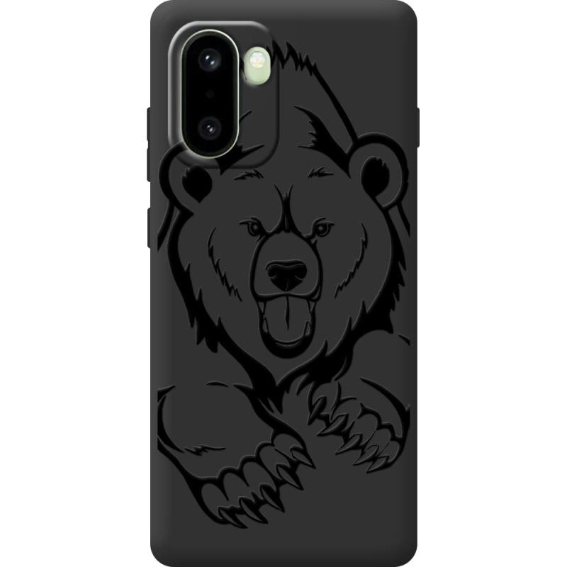 Чорний чохол BoxFace OnePlus 15R Grizzly Bear