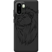 Чорний чохол BoxFace OnePlus 15R Lion