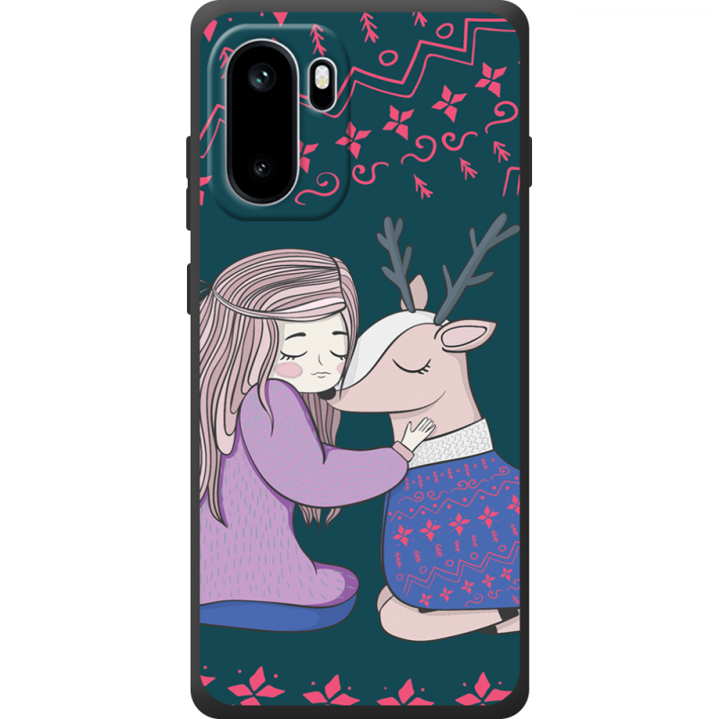 Чохол BoxFace OnePlus Ace 6 Girl and deer