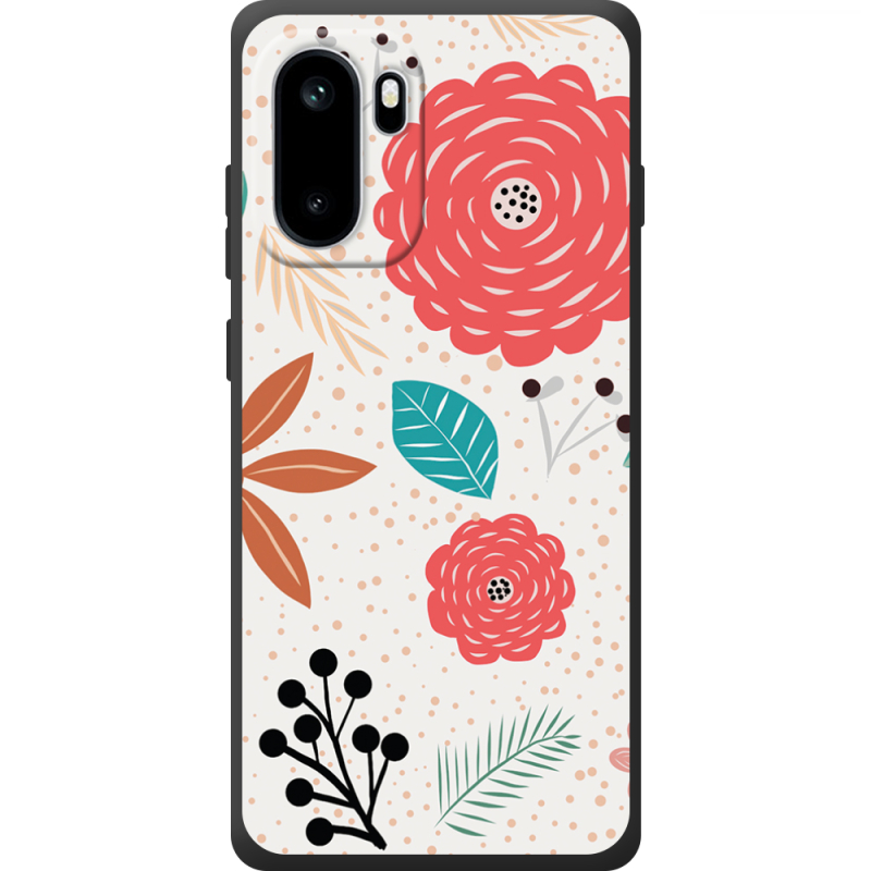 Чохол BoxFace OnePlus Ace 6 Line Flowers