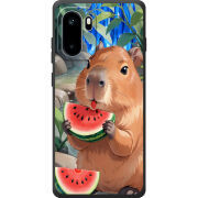 Чохол BoxFace OnePlus Ace 6 Капібара з кавуном