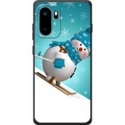 Чохол BoxFace OnePlus Ace 6 Skier Snowman