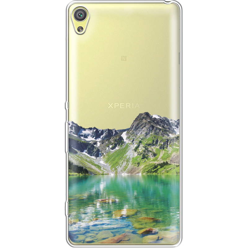 Прозрачный чехол Uprint Sony Xperia XA F3112 Green Mountain