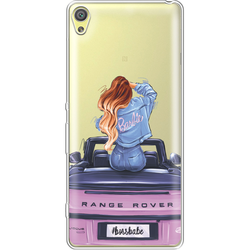 Прозрачный чехол Uprint Sony Xperia XA F3112 Boss Babe