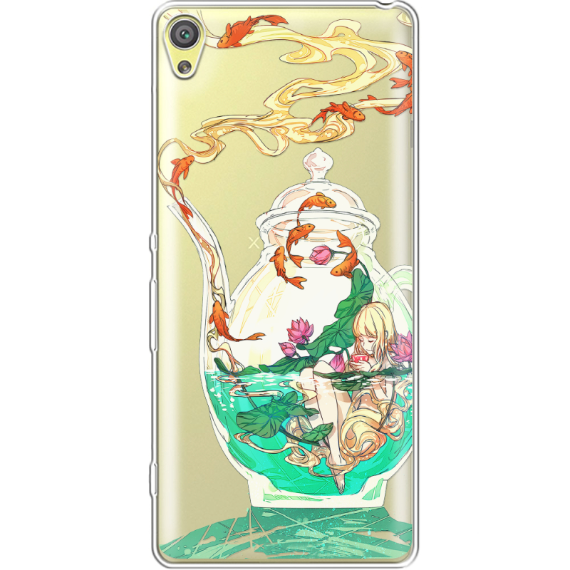 Прозрачный чехол Uprint Sony Xperia XA F3112 Kettle