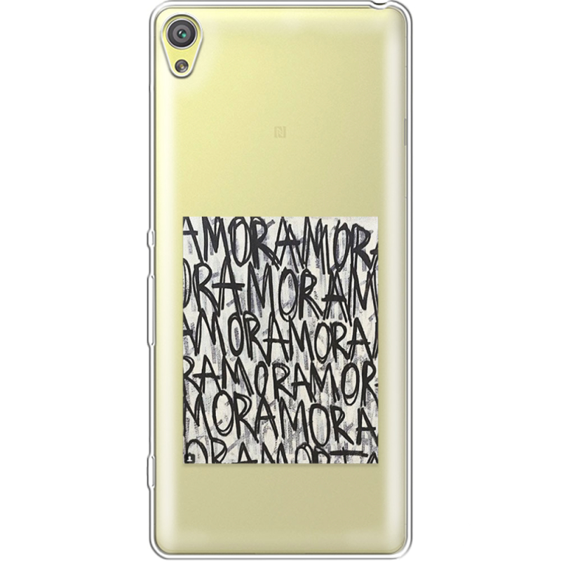 Прозрачный чехол Uprint Sony Xperia XA F3112 Amor Amor