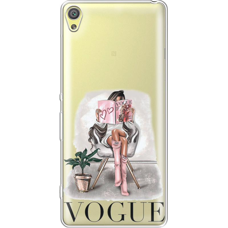 Прозрачный чехол Uprint Sony Xperia XA F3112 VOGUE