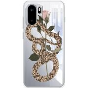 Прозорий чохол BoxFace OnePlus Ace 6 Glamor Snake