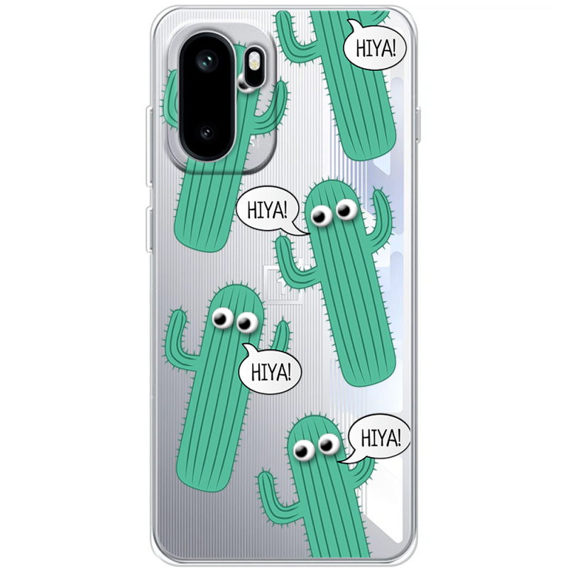 Прозорий чохол BoxFace OnePlus Ace 6 с 3D-глазками HIYA