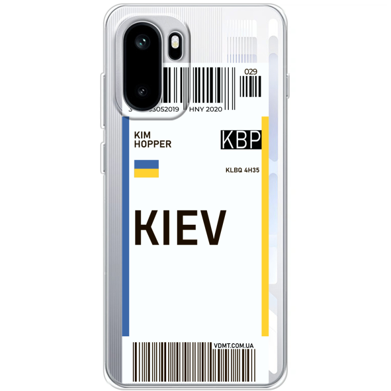 Прозорий чохол BoxFace OnePlus Ace 6 Ticket Kiev