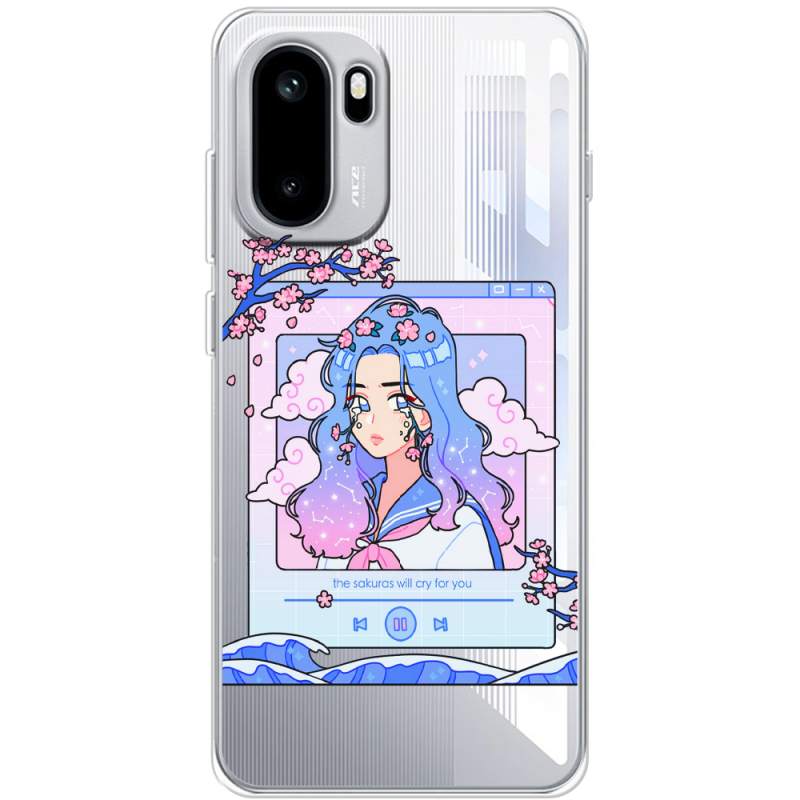 Прозорий чохол BoxFace OnePlus Ace 6 The Sakuras Will Cry For You