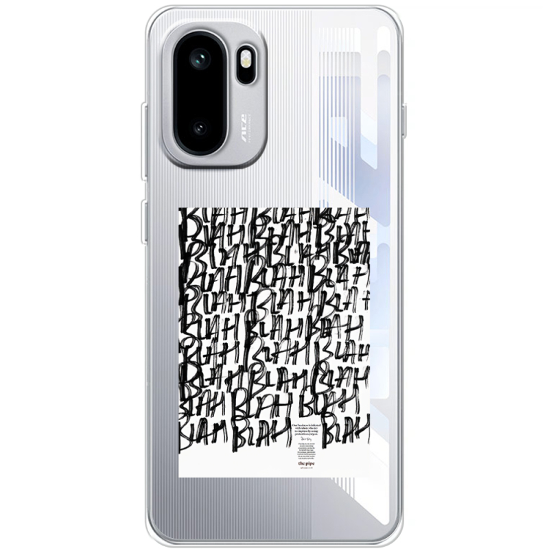 Прозорий чохол BoxFace OnePlus Ace 6 Blah Blah