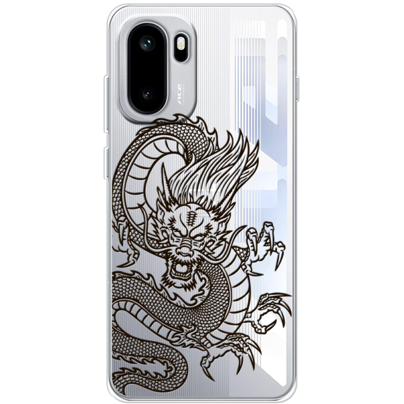 Прозорий чохол BoxFace OnePlus Ace 6 Chinese Dragon