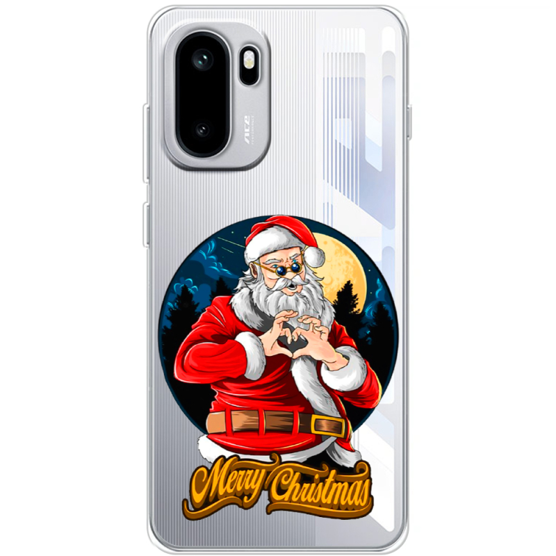Прозорий чохол BoxFace OnePlus Ace 6 Cool Santa