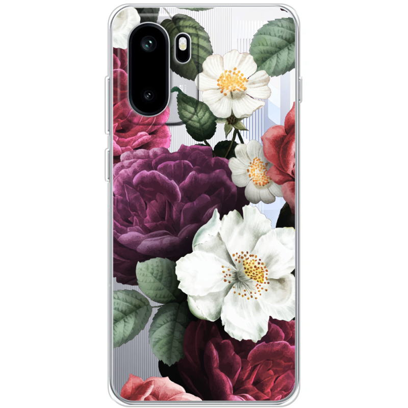 Прозорий чохол BoxFace OnePlus Ace 6 Floral Dark Dreams