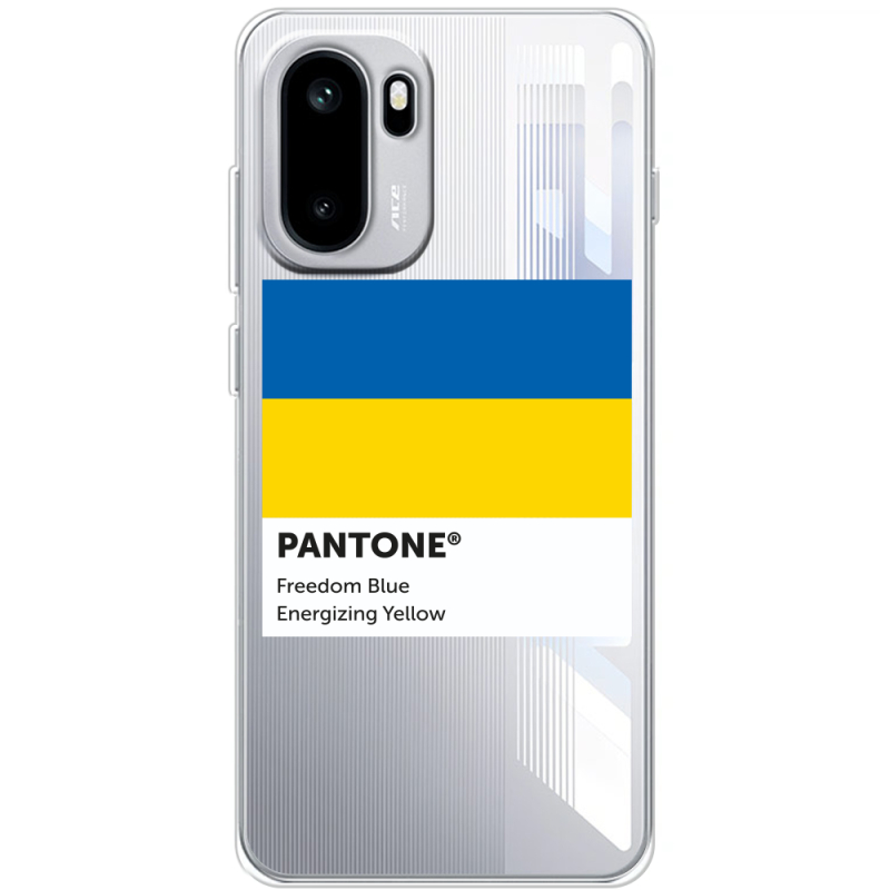 Прозорий чохол BoxFace OnePlus Ace 6 Pantone вільний синій