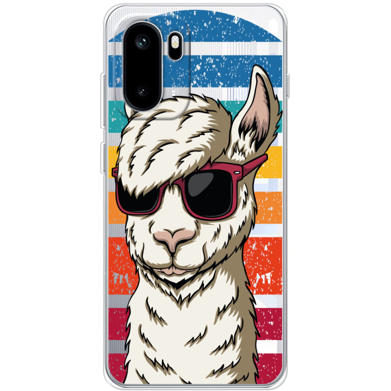 Прозорий чохол BoxFace OnePlus Ace 6 Стильна Лама
