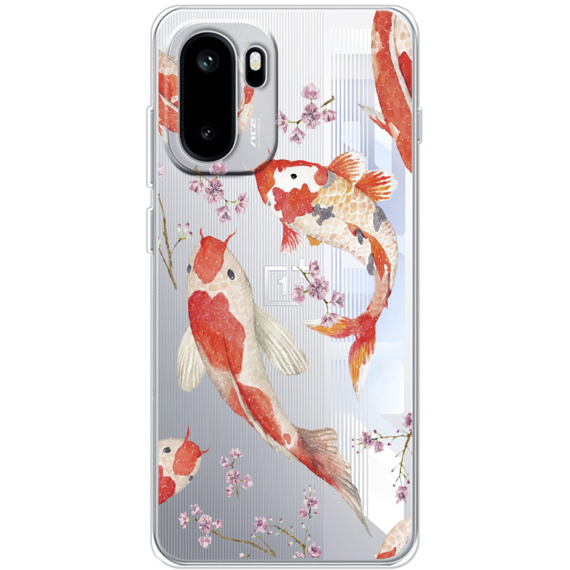 Прозорий чохол BoxFace OnePlus Ace 6 Japanese Koi Fish