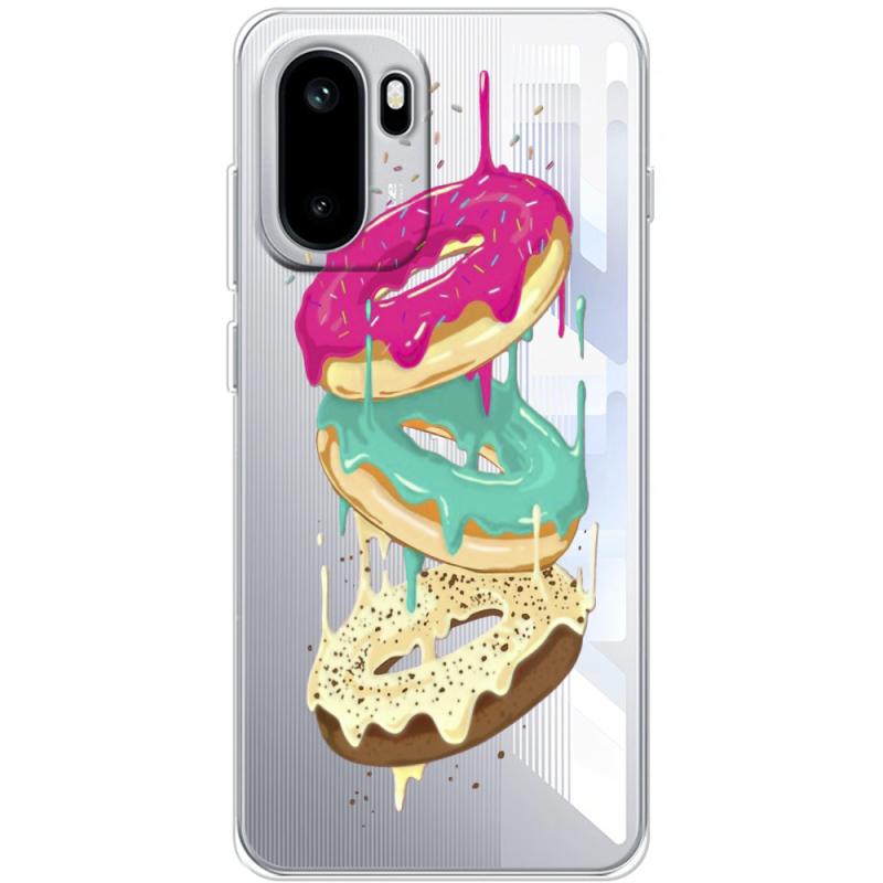 Прозорий чохол BoxFace OnePlus Ace 6 Donuts