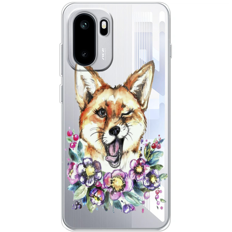 Прозорий чохол BoxFace OnePlus Ace 6 Winking Fox