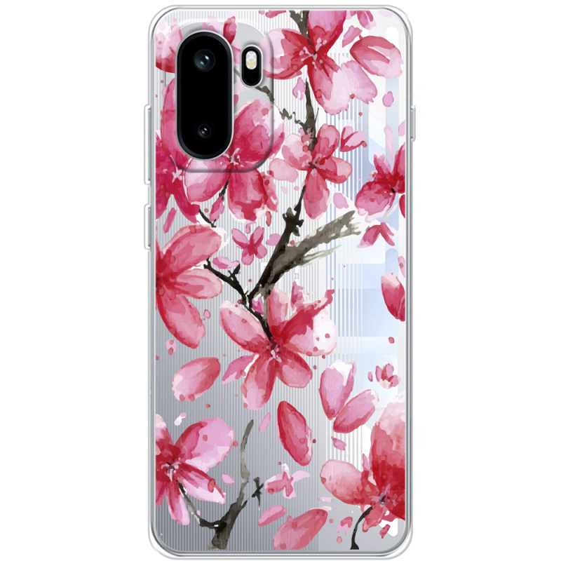 Прозорий чохол BoxFace OnePlus Ace 6 Pink Magnolia