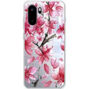 Прозорий чохол BoxFace OnePlus Ace 6 Pink Magnolia