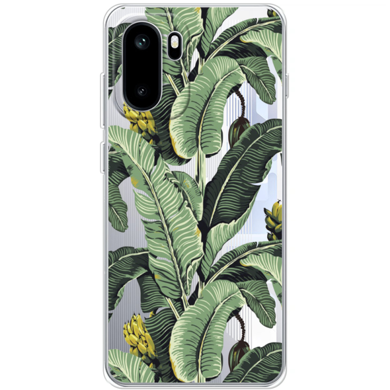 Прозорий чохол BoxFace OnePlus Ace 6 Banana Leaves