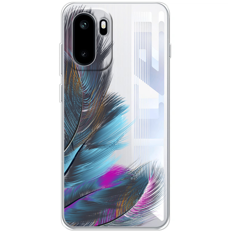 Прозорий чохол BoxFace OnePlus Ace 6 Feathers