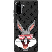 Чорний чохол BoxFace OnePlus Ace 6 looney bunny
