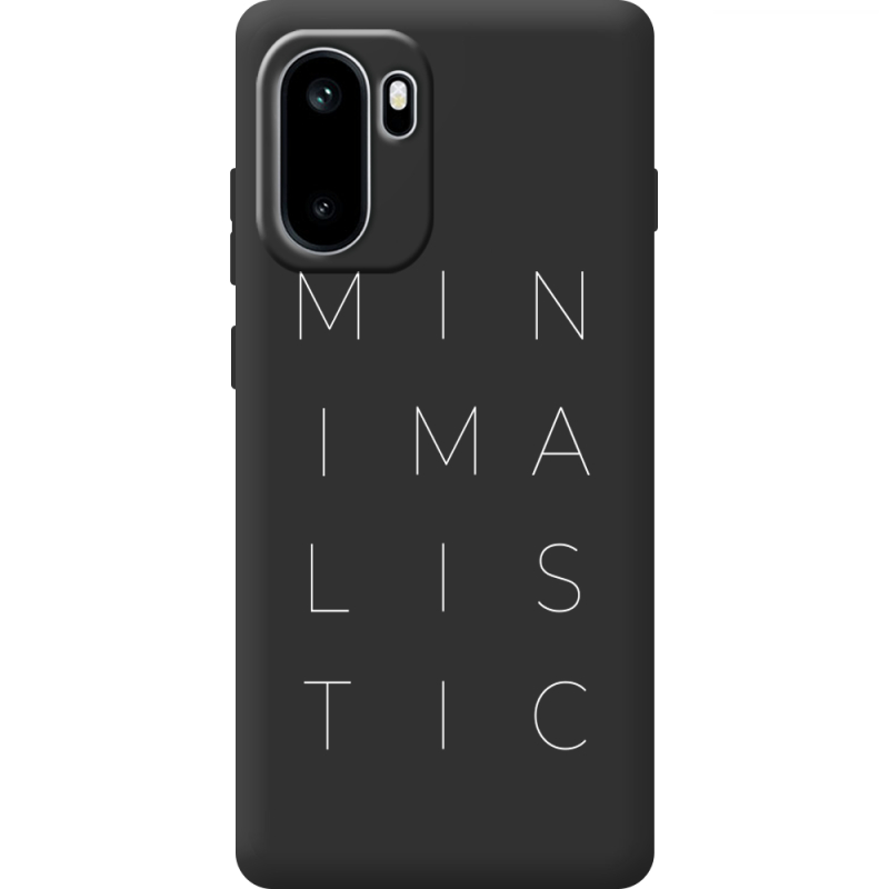 Чорний чохол BoxFace OnePlus Ace 6 Minimalistic