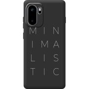 Чорний чохол BoxFace OnePlus Ace 6 Minimalistic
