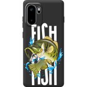Чорний чохол BoxFace OnePlus Ace 6 Fish