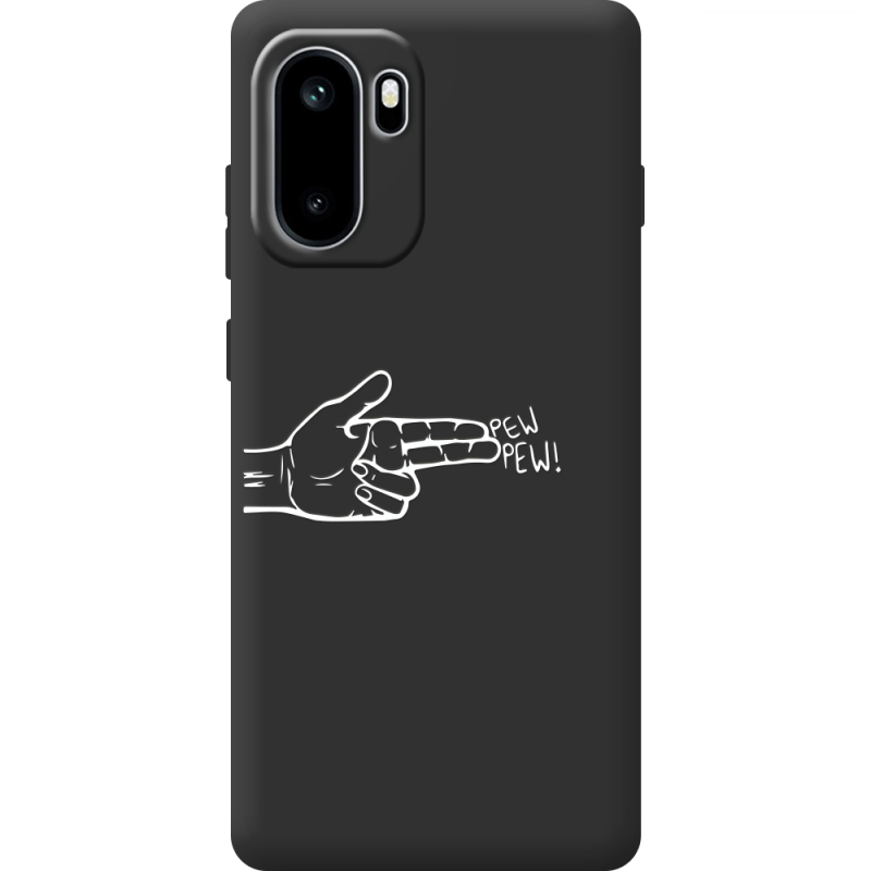 Чорний чохол BoxFace OnePlus Ace 6 Pew Pew