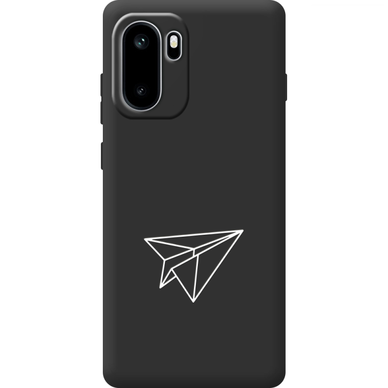 Чорний чохол BoxFace OnePlus Ace 6 Paper Plane