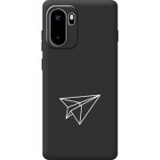 Чорний чохол BoxFace OnePlus Ace 6 Paper Plane