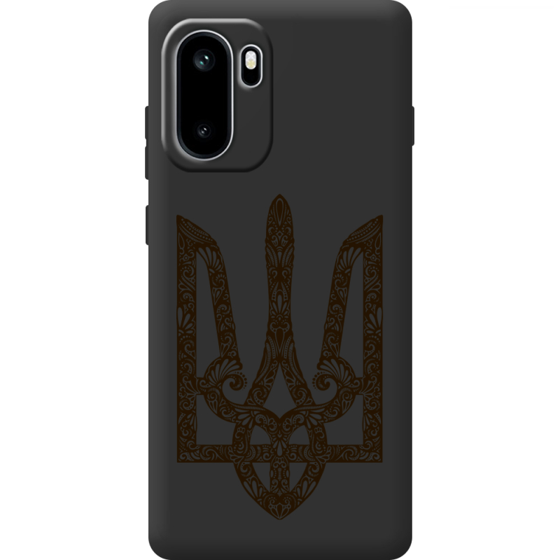 Чорний чохол BoxFace OnePlus Ace 6 Ukrainian Trident