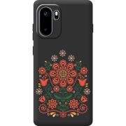 Чорний чохол BoxFace OnePlus Ace 6 Ukrainian Ornament