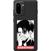 Чорний чохол BoxFace OnePlus Ace 6 Attack On Titan - Ackerman